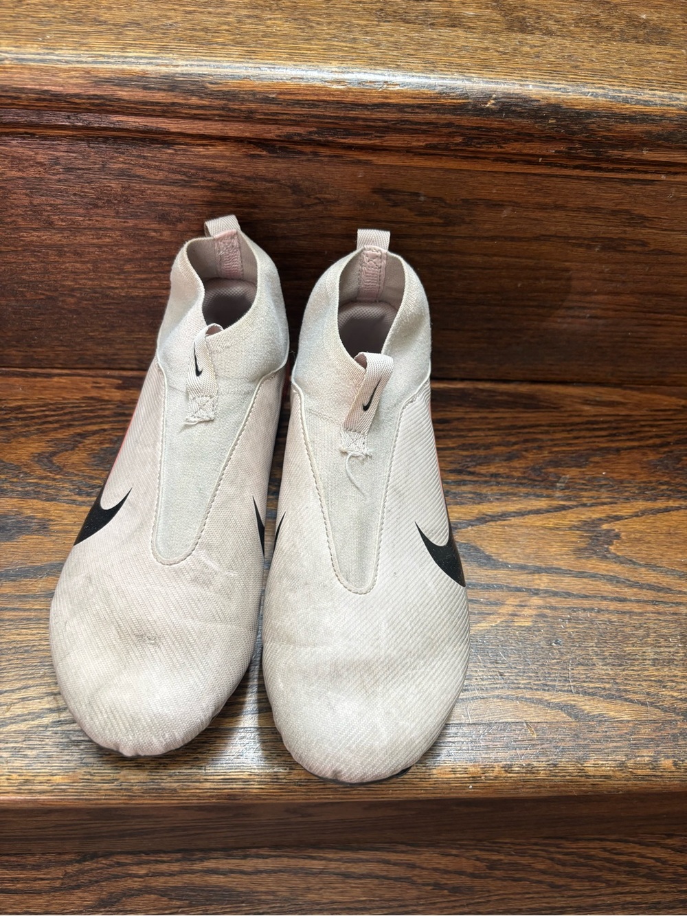 Nike Boy’s Slip-On Training Shoes - Light Pink/Black-sz 6Y
